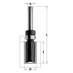 Kopijuojanti freza CMT Contractor K911-160B S=8 mm, D=16 mm 