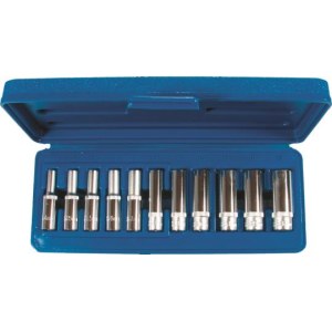Sukimo galvučių komplektas Condor Werkzeug C1009/14; 1/4''; 4-13 mm; 11 vnt.