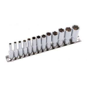 Sukimo galvučių komplektas Condor Werkzeug C21290; 1/4''; HEX 4-14 mm; 13 vnt.