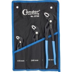 	Santechninės replės Condor Werkzeug C2720; 3 vnt.