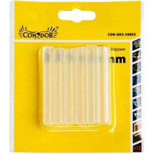 Klijų strypeliai Condor CON-GKS-50805; 8,0x50 mm; 12 vnt.