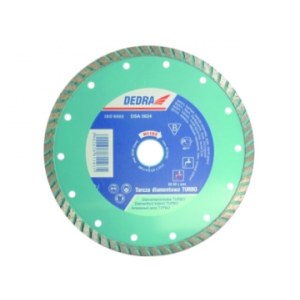 Deimantinis diskas sausam ir šlapiam pjovimui Dedra Turbo; 125 mm 