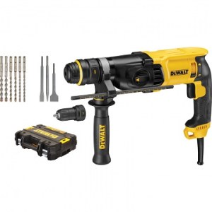 Perforatorius DeWalt D25134KP-QS; SDS-PLUS; 800 W + priedai
