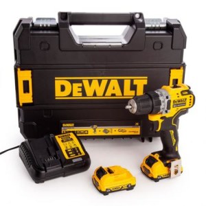 Suktuvas-gręžtuvas DeWalt DCD701D2; 12 V; 2x2,0 Ah akum.