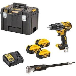 Akumuliatorinis suktuvas-gręžtuvas DeWalt DCD791P3A-QW; 18 V; 3x5,0 Ah akum. + priedas