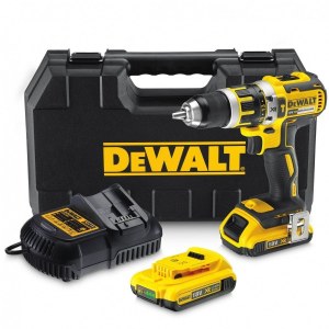 Smūginis suktuvas-gręžtuvas DeWalt DCD795D2-QW; 18 V; 2x2,0 Ah akum.