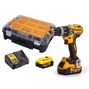 Smūginis gręžtuvas-suktuvas DeWalt DCD796P2T-QW; 18 V; 2x5,0 Ah akum.