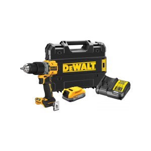 Smūginis gręžtuvas-suktuvas DeWalt DCD805E1T-QW; 18 V; 1x1,7 Ah akum.