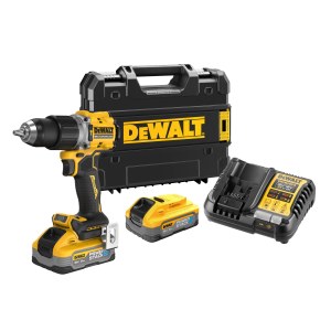 Suktuvas-gręžtuvas DeWalt DCD805H2T-QW; 18 V; 2x5,0 Ah akum.