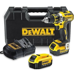 Suktuvas-gręžtuvas DeWalt DCD932P2-QW; 14,4 V; 2x5,0 Ah akum.