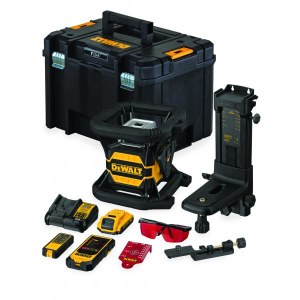 Rotacinis lazerinis nivelyras DeWalt DCE080D1RS-QW; 18 V; 1x2,0 Ah akum.