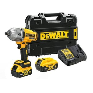 Smūginis veržliasūkis DeWalt DCF900P2T-QW; 18 V; 2x5,0 Ah akum.