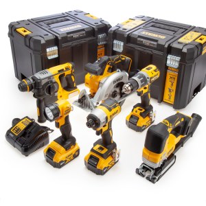 Įrankių rinkinys DeWalt DCK690P3T-QW (DCD796+DCF887+DCS565+DCS334+DCH273+DCL040); 18V; 3x5,0 Ah akum.