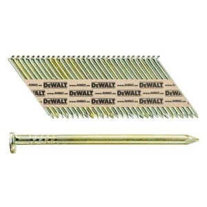 Vinys DeWalt; 3,1x90 mm; 34°; 2200 vnt.; lygiu koteliu; galvanizuotos