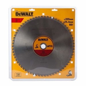 Pjovimo diskas metalui DeWalt; 355x2,31x25,4 mm; Z66; 1,5° 