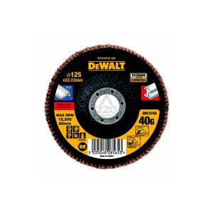 Vėduoklinis šlifavimo diskas DeWalt DT30602-QZ; 125 mm; 1 vnt.