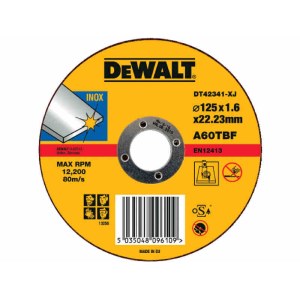 Abrazyvinis pjovimo diskas DeWalt DT42341-XJ; 125x1,6 mm