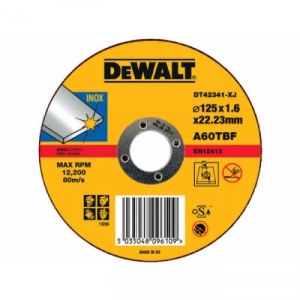 Abrazyvinis pjovimo diskas DeWalt DT42345-XJ; 125x3 mm