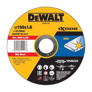 Abrazyvinis pjovimo diskas DeWalt DT43907-QZ; 150x22,23 mm