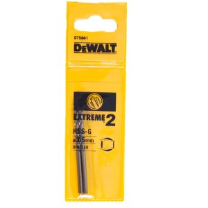 Grąžtas metalui DeWalt Extreme2 HSS-G, DIN 338; 3,5x70 mm; 2 vnt.