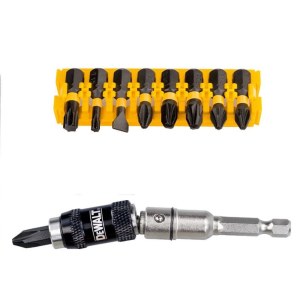Sukimo antgalių komplektas DeWalt DT70518T; 10 vnt. + laikiklis