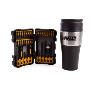 Sukimo antgalių rinkinys DeWalt DT70591M-QZ + termo puodelis