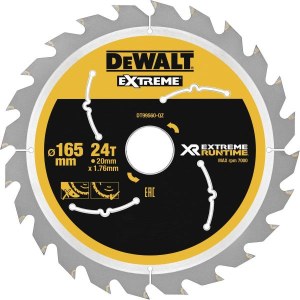 Pjovimo diskas DeWalt DT99561-QZ; 165x20 mm; T42