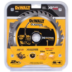 Pjovimo diskas medienai DeWalt XR Extreme; 190x1,55x30 mm; Z36 