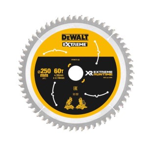 Pjovimo diskas medienai DeWalt DT99573-QZ; 250x30 mm; 60T