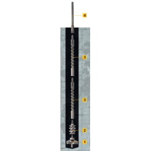 Grąžtas betonui Diager ''Power Max''; 1033 mm; 32 mm komplektas
