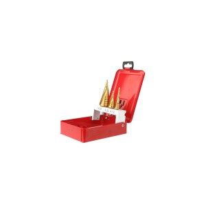 Pakopinis grąžtas Diager 503C; HSS TIN; 4-12/4-20/4-30 mm; 3 vnt.