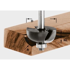 Lovelių freza Festool 6,35/12,7/54 mm su guoliu