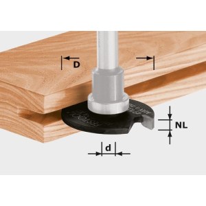 Diskinė griovelių freza (be frezos koto) Festool; 40 mm; 2 mm 