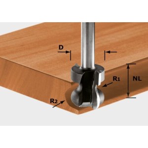 Juostinių rankenų freza Festool 2,5/6/16/59 mm 