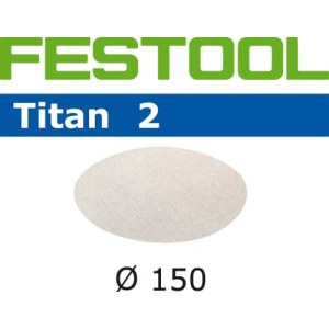 Šlif. popierius eksc. šlifuokliui Titan 2; 150 mm; P1500; 100 vnt.