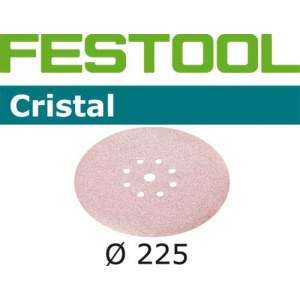 Šlif. popierius eksc. šlifuokliui Cristal; 225 mm; P40; 25 vnt.