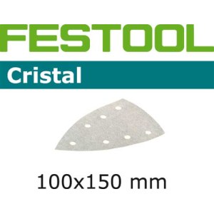 Šlif. popierius delta šlifuokliui Cristal; 100x150 mm; P40; 10 vnt.