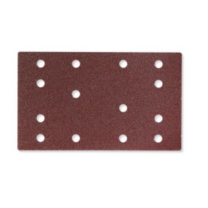 Šlif. popierius vibro šlifuokliui Rubin2; 80x133 mm; P40; 50 vnt.