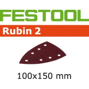 Šlif. popierius delta šlifuokliui Rubin2; 100x150 mm; P60; 10 vnt.