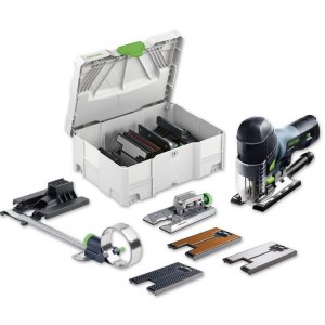 Siaurapjūklis Festool PS 420 EBQ-Set + priedai