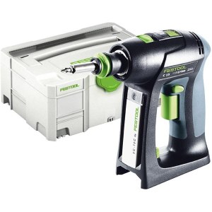 Suktuvas-gręžtuvas Festool C 15 Li-Basic; 14,4 V (be akumuliatoriaus ir pakrovėjo)