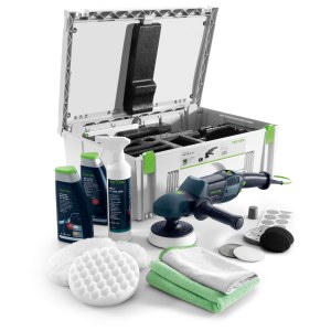 Poliruoklis Festool RAP 150-21 FE-Set Automotive + priedai