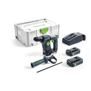 Perforatorius Festool BHC 18 Li 3,1 I-Compact; 1,8 J; SDS-Plus; 18 V; 2x3,1 Ah akum.