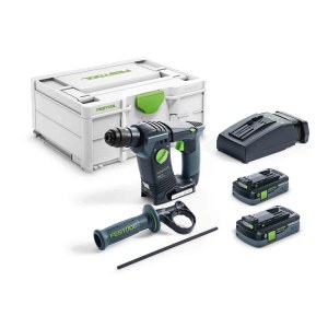 Akum. perforatorius Festool BHC 18 HPC 4,0 I-Plus; 1,8 J; SDS-plus; 18 V; 2x4,0 Ah akum.