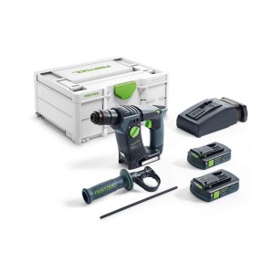 Akum. perforatorius Festool BHC 18 C 3,1 I-Plus; 1,8 J; SDS-plus; 18 V; 2x3,1 Ah akum.