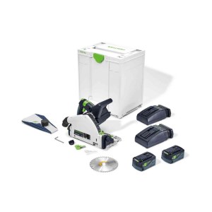 Akumuliatorinis diskinis pjūklas Festool TSC 55 5,2 KEBI-Plus/XL; 18 V; 2x5,2 Ah akum. + 2xTCL 6