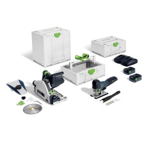 Akumuliatorinių įrankių rinkinys Festool TSC 55 K/PSC 420/TB M 137
