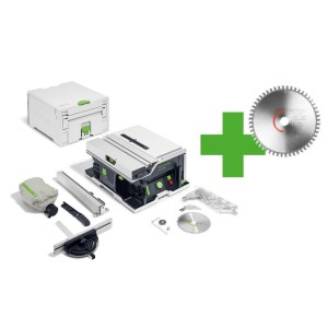 Išilginio pjovimo staklės Festool CSC SYS 50 EB-Basic Mt Edt; 2x18 V (be akumuliatoriaus ir pakrovėjo)