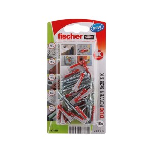 Nailoninis kaištis su varžtu Fischer S K NV; 8x40 mm; 8 vnt.