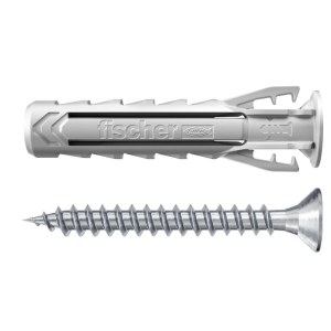 Kaištis su varžtu Fischer SX Plus S; 4,0x20 mm; 25 vnt.